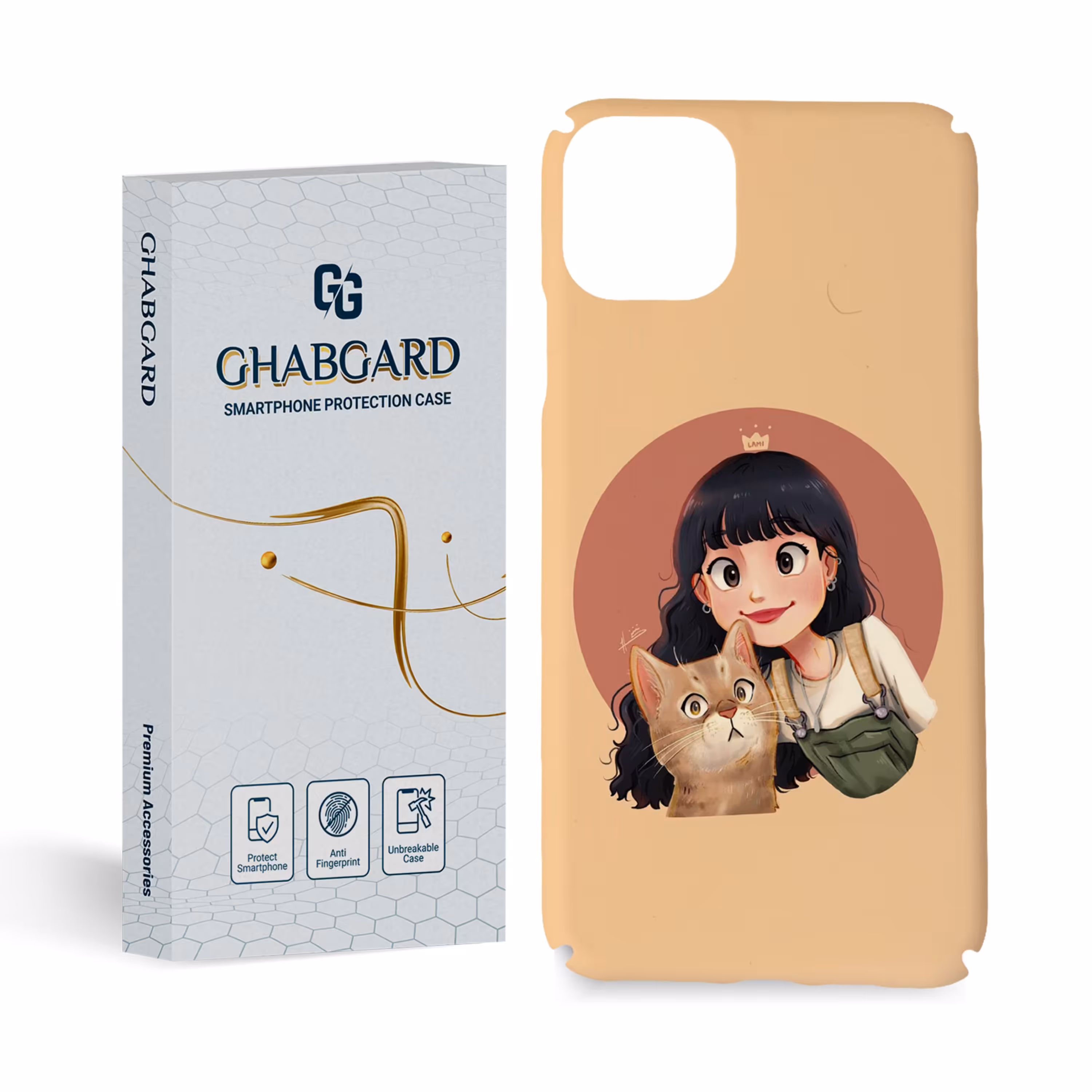 گارد قاب کاور دخترانه مدل g4006 مناسب گوشی موبایل 11promax full