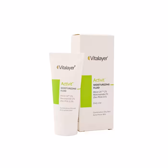  فلوئید مرطوب کننده صورت پوست چرب اکتیویت Activit ویتالیر