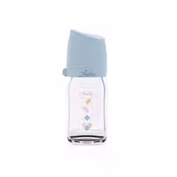 شیشه شیر پیرکس فارلین امریکا آنتی کولیک آبی با کیفیت فوق العاده  160میل   FARLIN