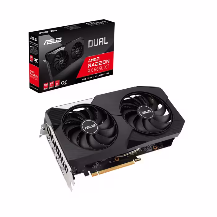 کارت گرافیک ایسوس مدل Dual Radeon RX 6650 XT OC Edition 8GB GDDR6