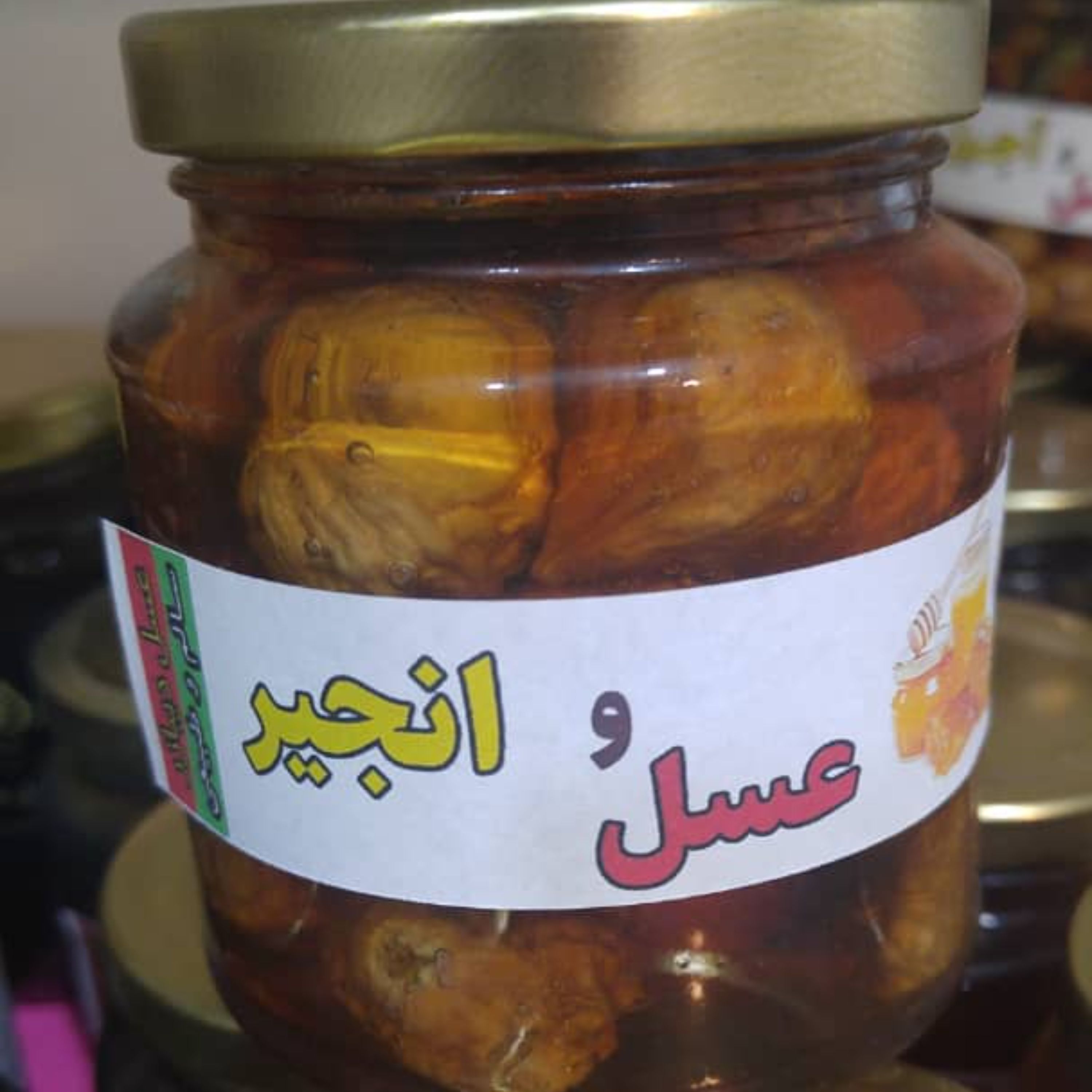 عسل و انجیر با عسل کوهستان