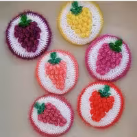 اسکاج رنگی طرح انگوری