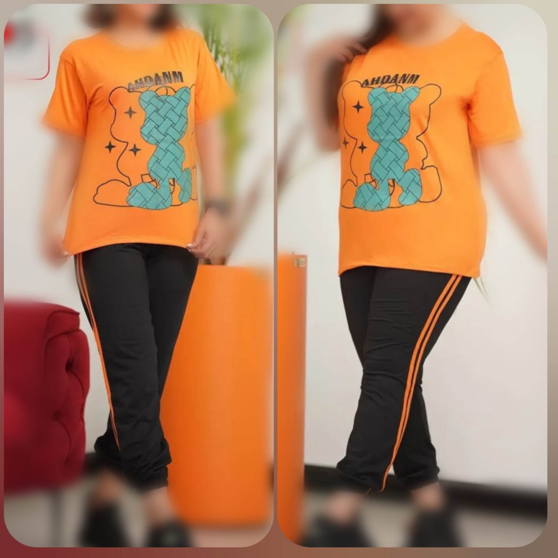 تیشرت و شلوار نخی سایز 38 تا 52