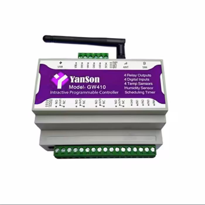 کنترل پیامکی و وای فای GW410 (برای کنترل از راه دور و  از طریق موبایل )