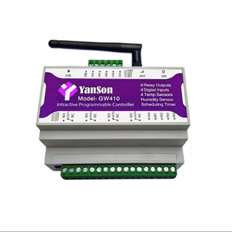 کنترل پیامکی و وای فای GW410 (برای کنترل از راه دور و  از طریق موبایل )