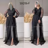 پیراهن مهمانی زنانه گیپور مدل شیلر