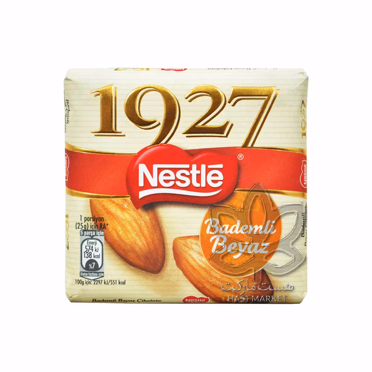 شکلات شیری با بادام 65 گرم 1927 نستله - nestle