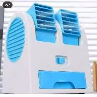 مینی کولر رومیزی وقابل حمل کارکرد هم باباطری وهم دارای کابل usb