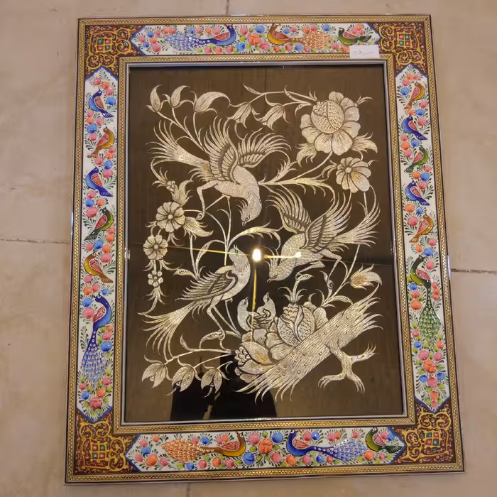 قاب قلمزنی نقاشی مینیاتور 1