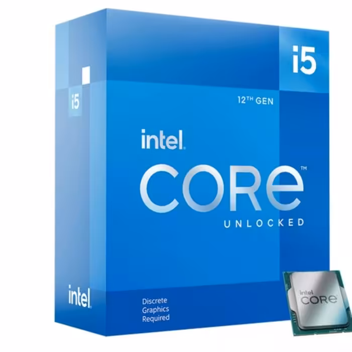 سی پی یو اینتل باکس Core i5 12600KF CPU