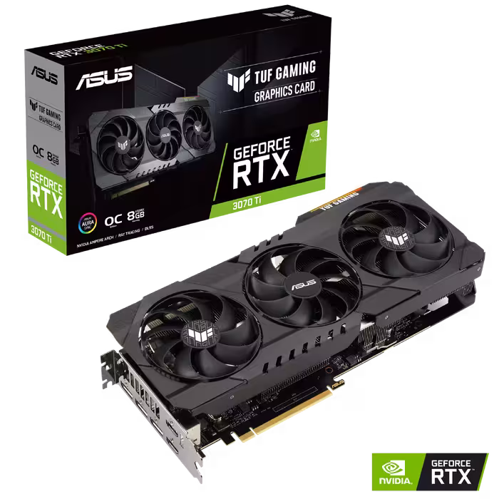 کارت گرافیک ایسوس TUF-RTX3070TI-O8G-GAMING