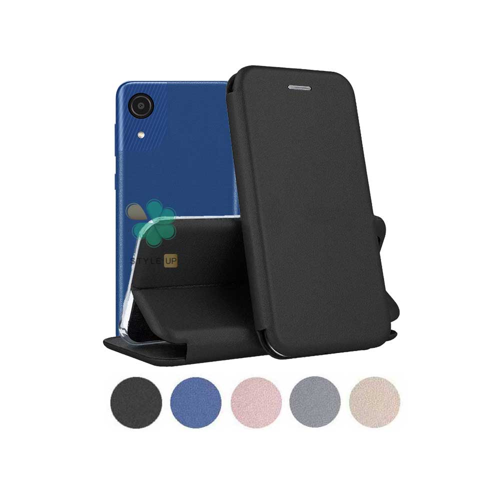 کیف کلاسوری چرمی گوشی سامسونگ Samsung Galaxy A03 Core