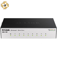 سوییچ 8 پورت گیگابیت و دسکتاپ دی-لینک مدل DGS-108
