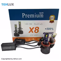 هدلایت دو طرفه پریمیوم مدل X8 پایه H1