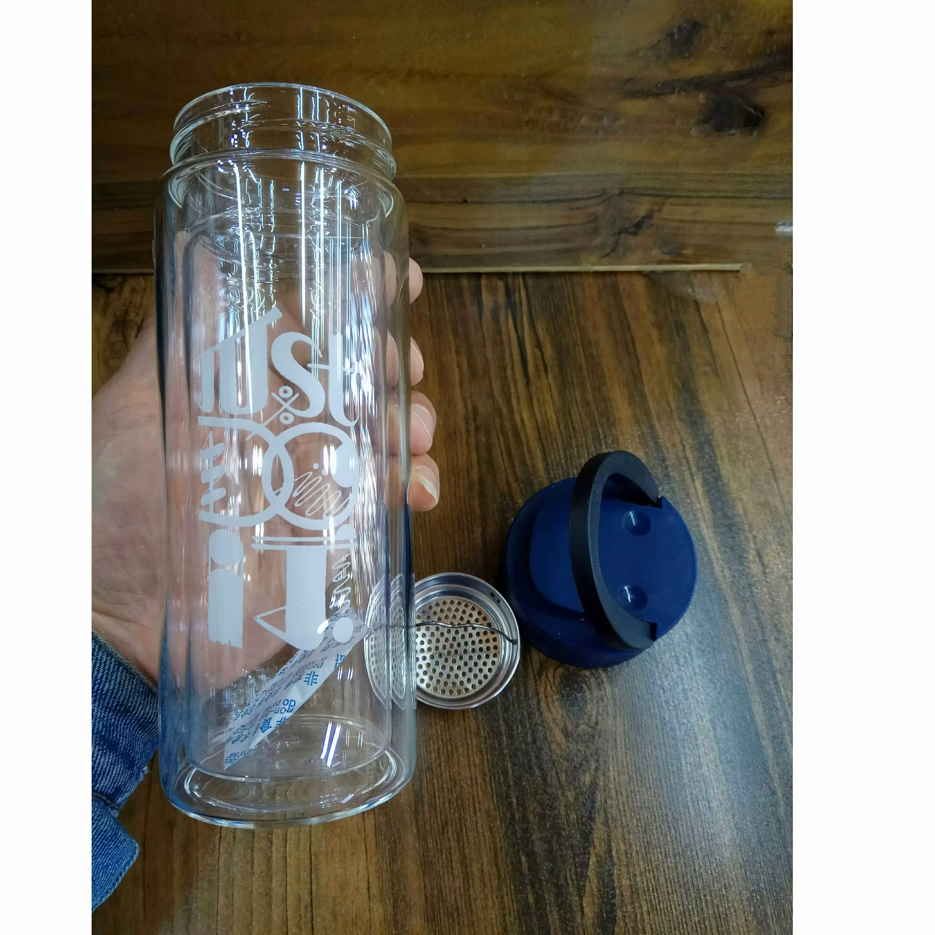 قمقمه آب دوجداره پیرکس صافی دار