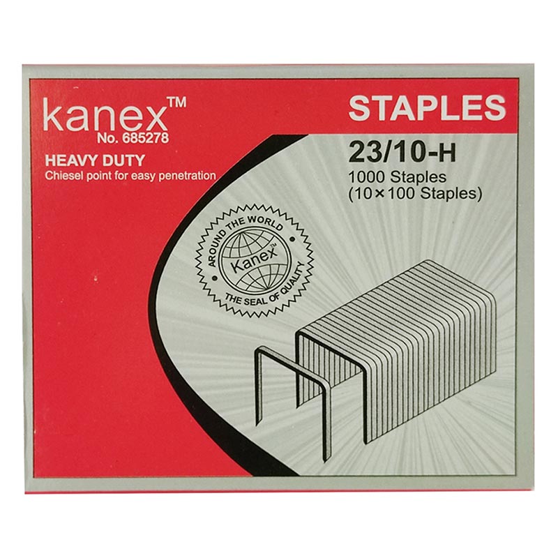 خرید سوزن منگنه سایز 23/10 کانکس Kanex بسته 1000 عددی