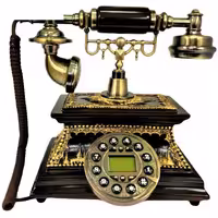 تلفن کلاسیک چوبی BHD مدل 5578