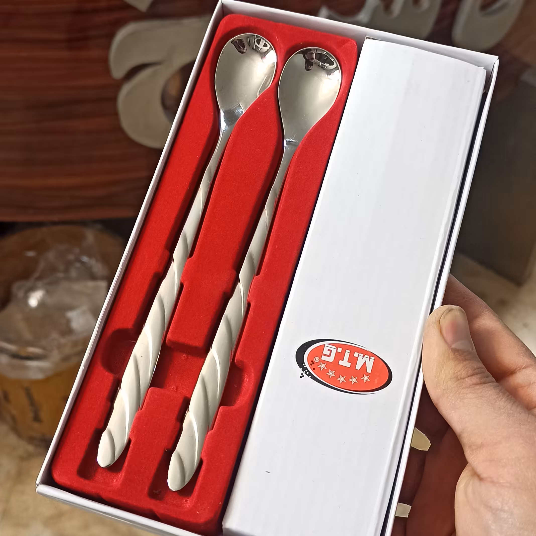 قاشق شربت برند MTG ام تی جی کد 1512 بسته 12 عددی