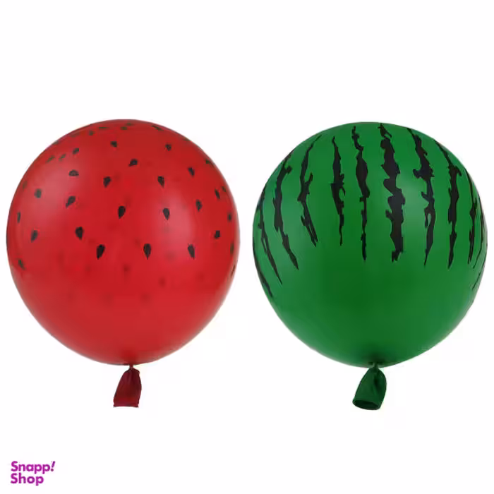 بادکنک طرح هندوانه مدل شب یلدا مجموعه 10 عددی