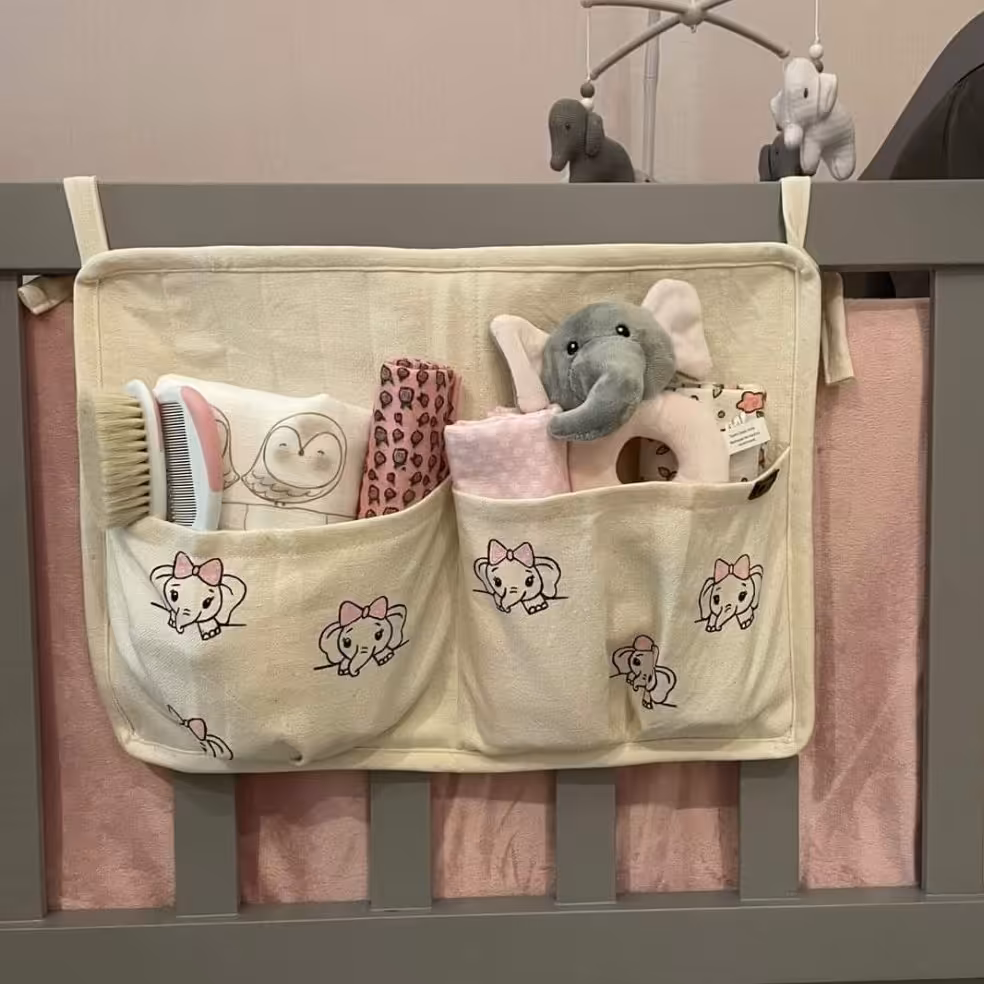 ارگانایزر طرح فیل با سایز 30 در 40 با قابلیت نصب روی تخت