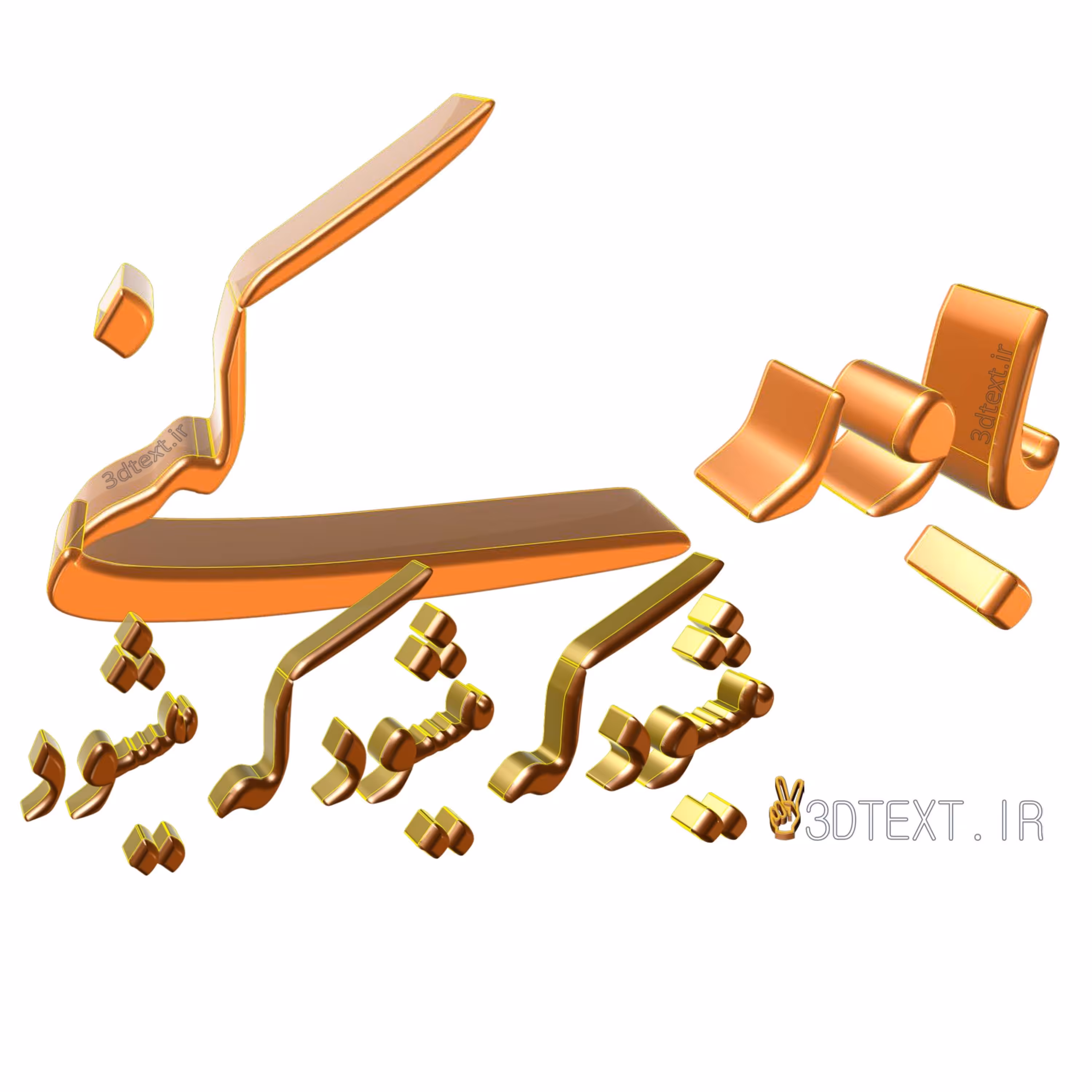 سه بعدی باور ارسال فیزیکی با قاب