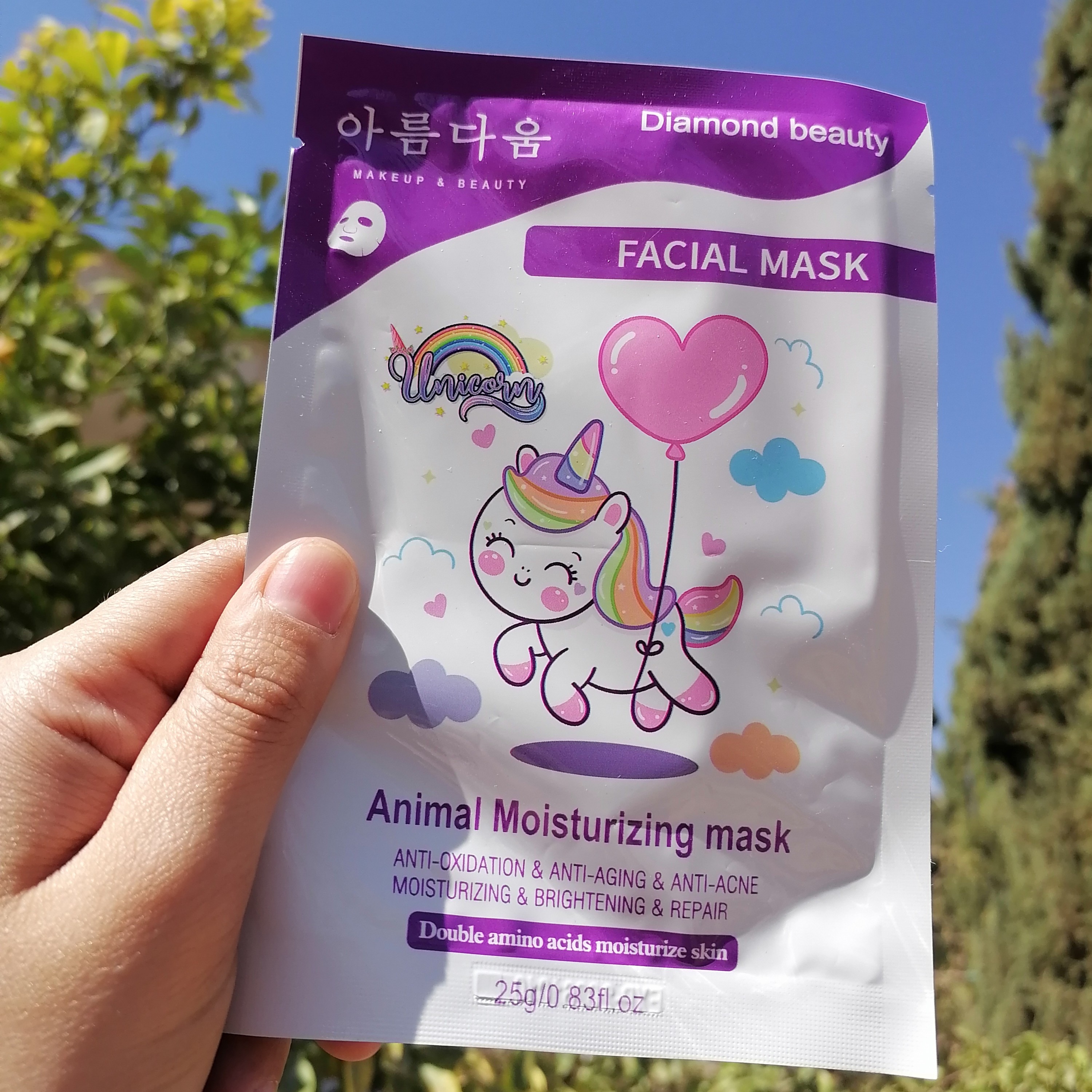 ماسک ورقه ای کره ای یونیکورن
