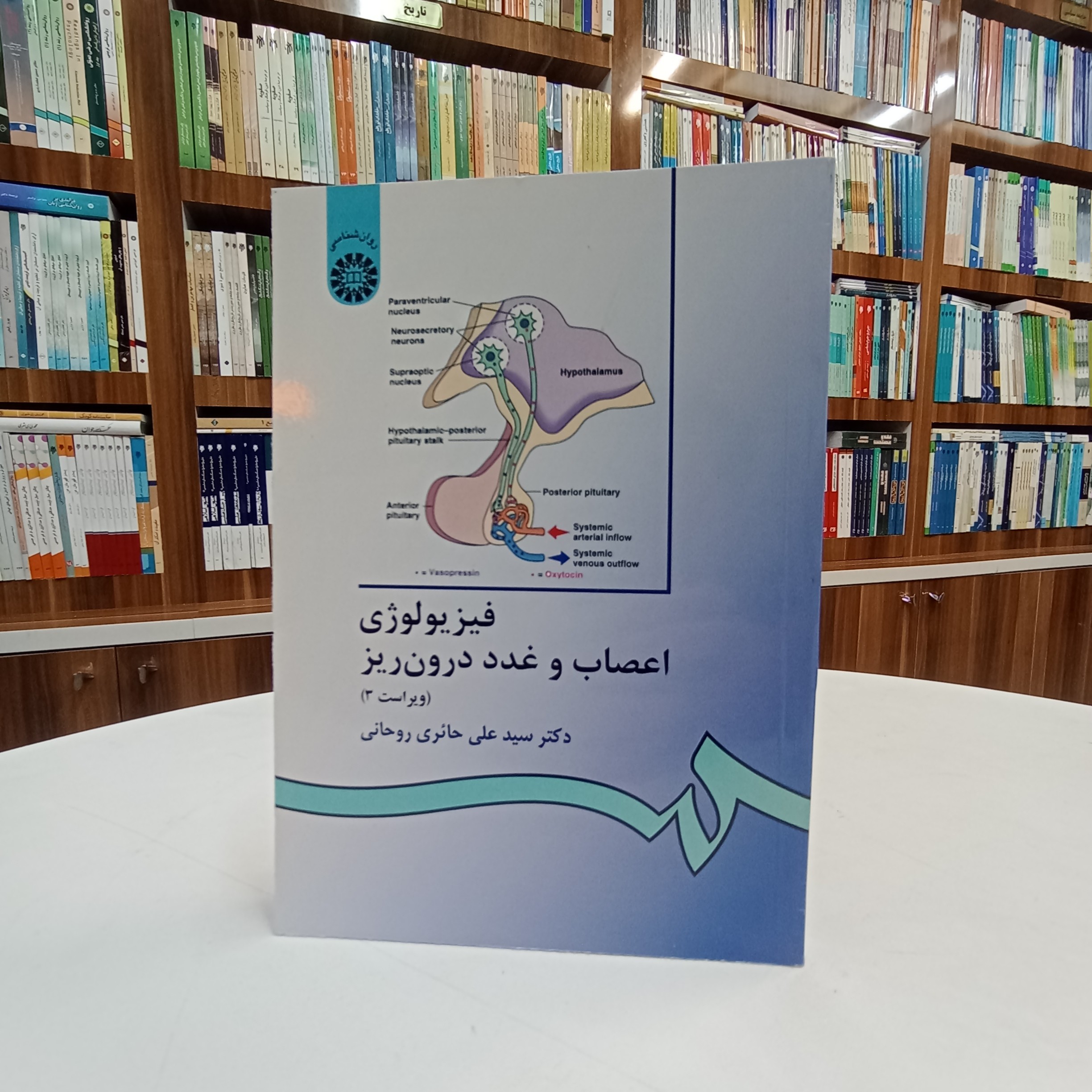 فیزیولوژی اعصاب و غدد درون ریز ، تالیف دکتر سید علی حائری روحانی ، ویراست 3 نشر سمت