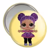 آینه جیبی خندالو مدل عروسک ال او ال LOL کد 27870