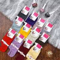 جوراب مچی زنانه و دخترانه رنگی 