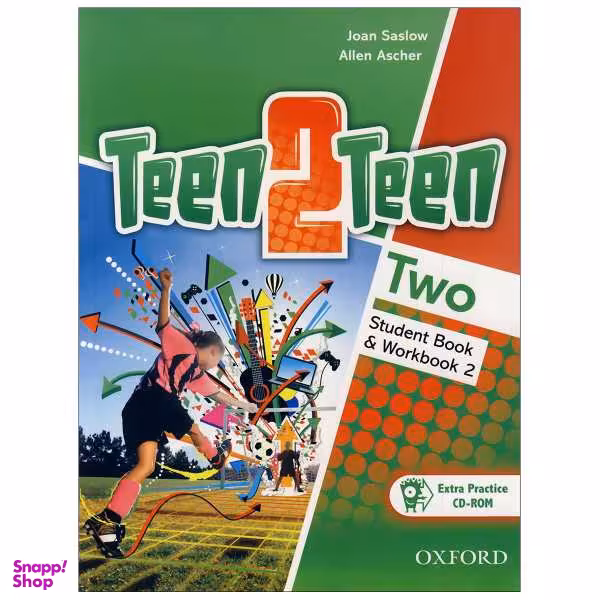 کتاب 2 teen 2 teen اثر Joan Saslow and Allen Ascher انتشارات اکسفورد