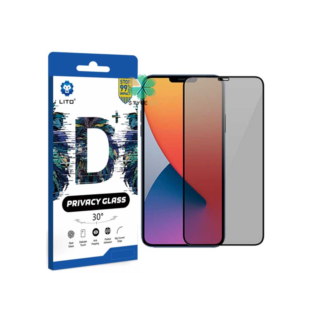 گلس گوشی ایفون Apple iPhone 12 Pro Max مدل LITO D Privacy