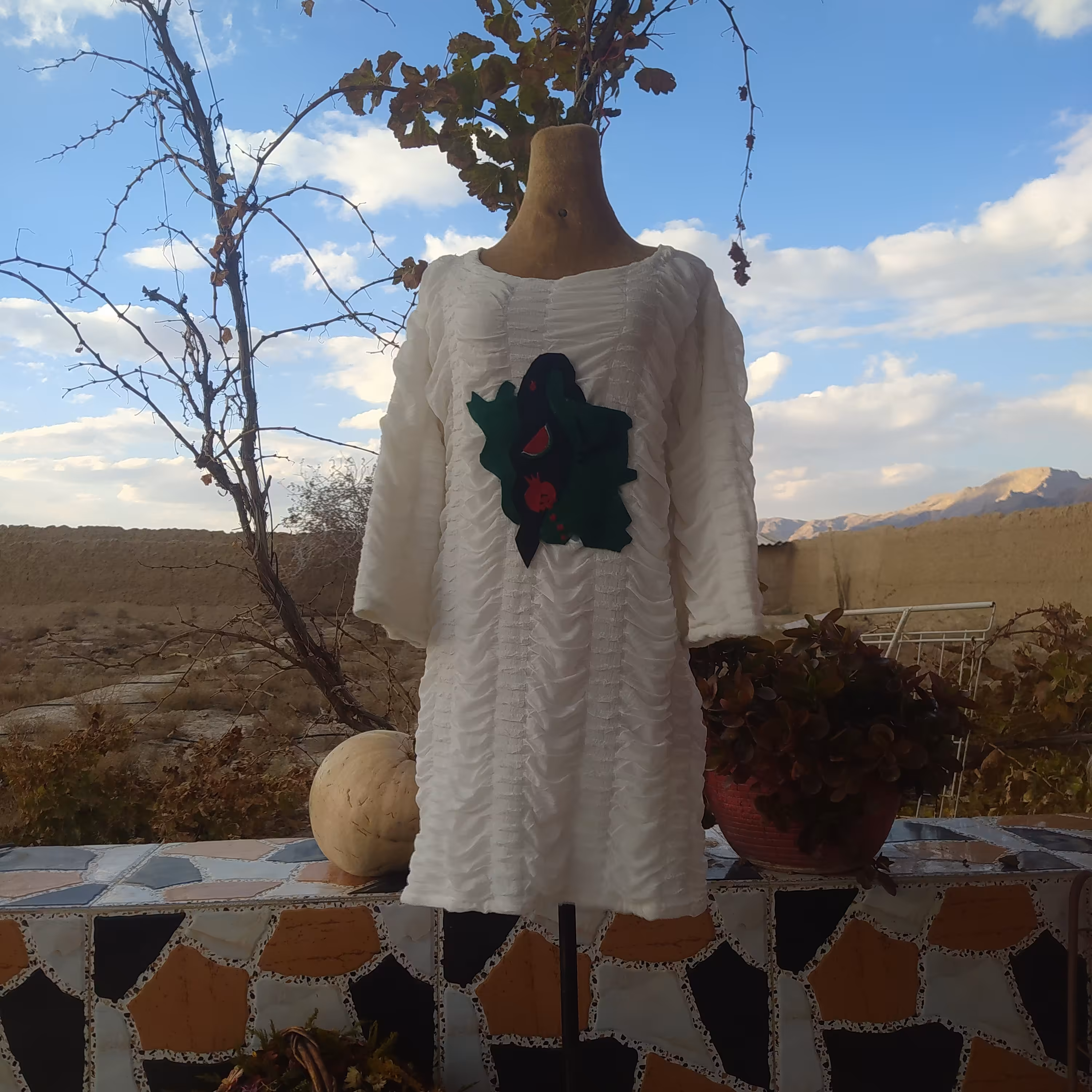 بلوز طراحی یلدایی