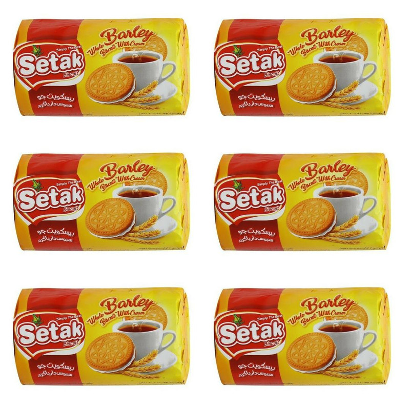 بیسکویت کرمدار ستاک - 110 گرم بسته 6 عددی