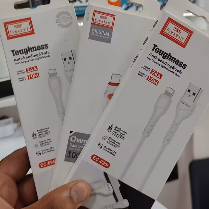 کابل شارژر آیفون برند Earldom