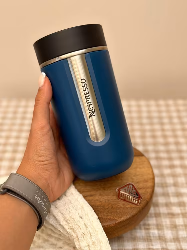 تراول ماگ اورجینال نسپرسو NESPRESSO آبی نفتی مدل NOMAD(رنگ خاص)