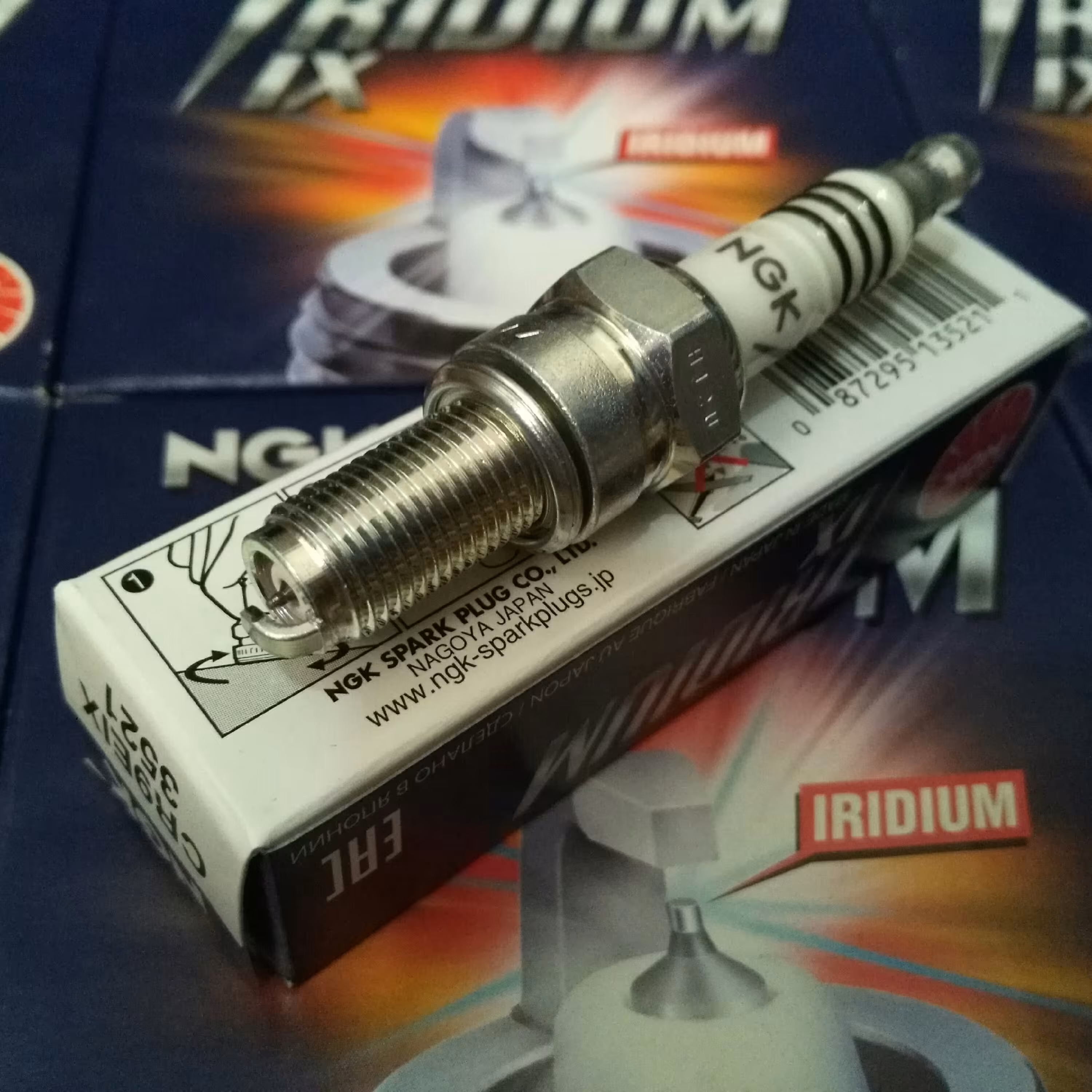 شمع ایریدیوم پالس و بنلی NGK CR9EIX ژاپن کد 3521