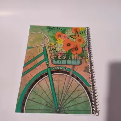 دفتر 100 برگ سیمی زبان دوخط درجه یک کلاسیک