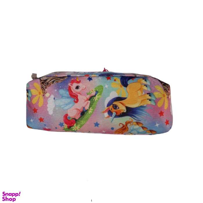 جامدادی سه زیپ طرح اسب تک شاخ کد 3