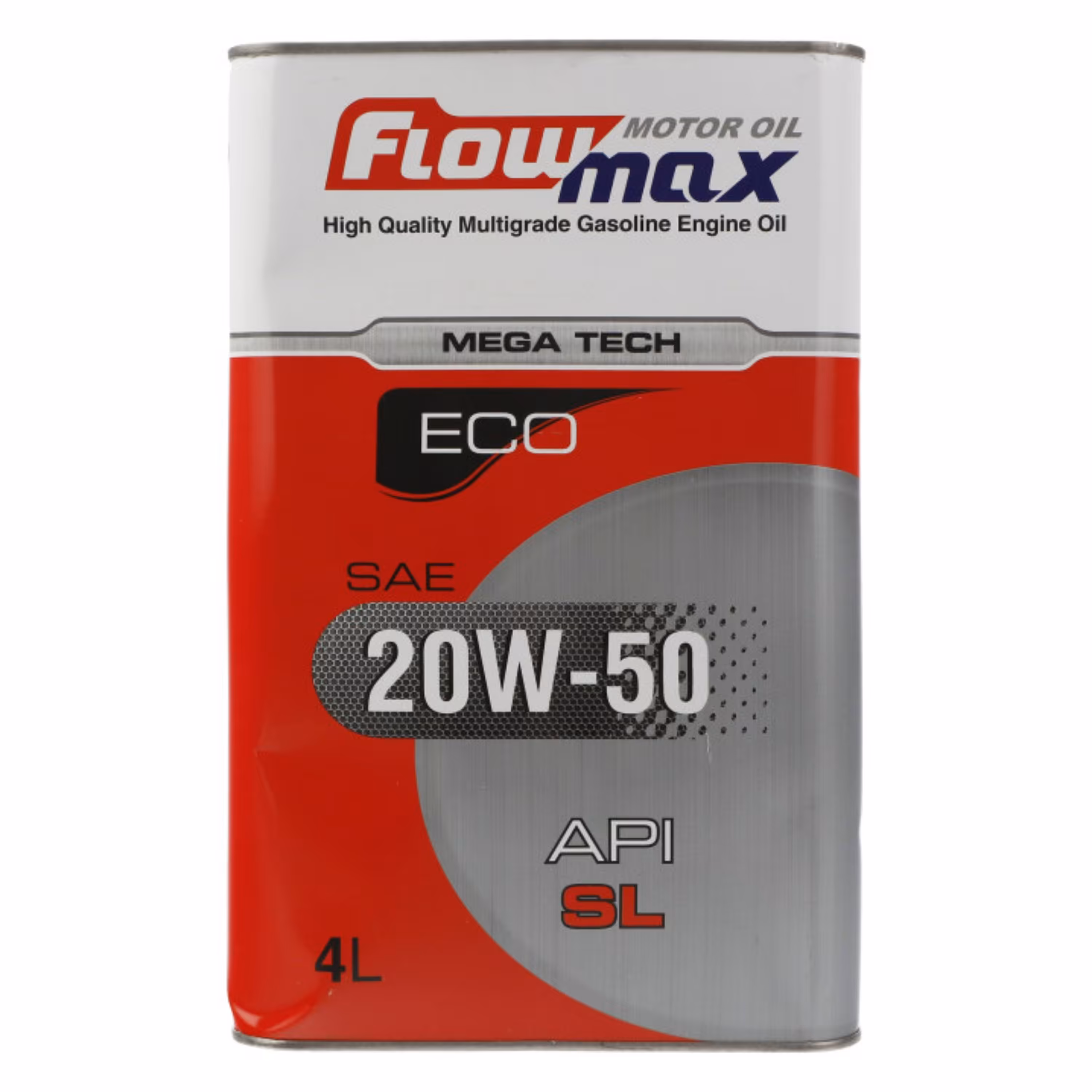 روغن موتور خودرو پارس فلومکس مدل  MEGATECH 20W50 SL حجم 4 لیتر  