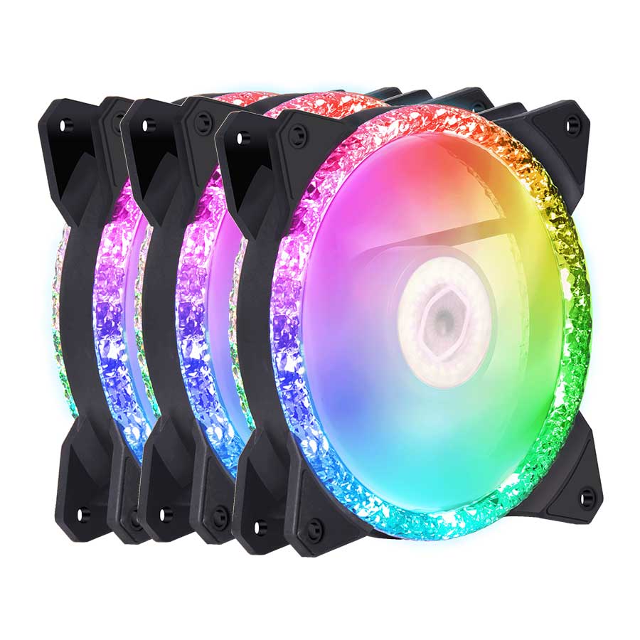 قیمت و خرید فن خنک کننده کیس کولرمستر مدل MASTERFAN MF120 PRISMATIC 3IN1 | یاس ارتباط