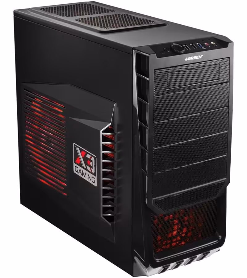 کیس گیمینگ ایکس 3 گرین