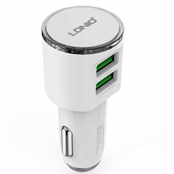 شارژر فندکی الدینیو DL-C29 (اصلی) با کابل اندروید