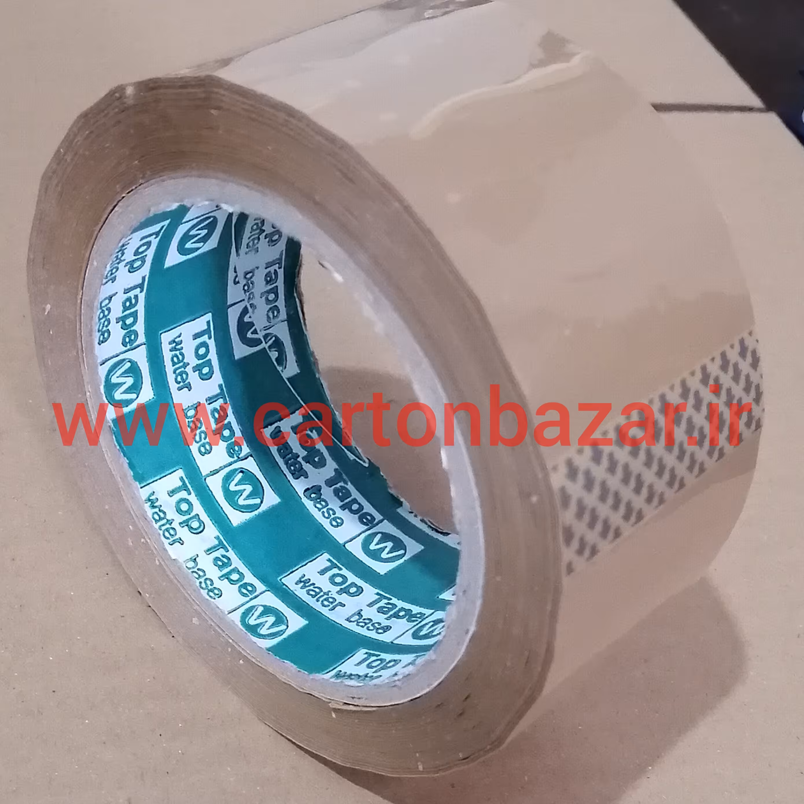 چسب شیشه ای 5 سانتی قهوه ای 