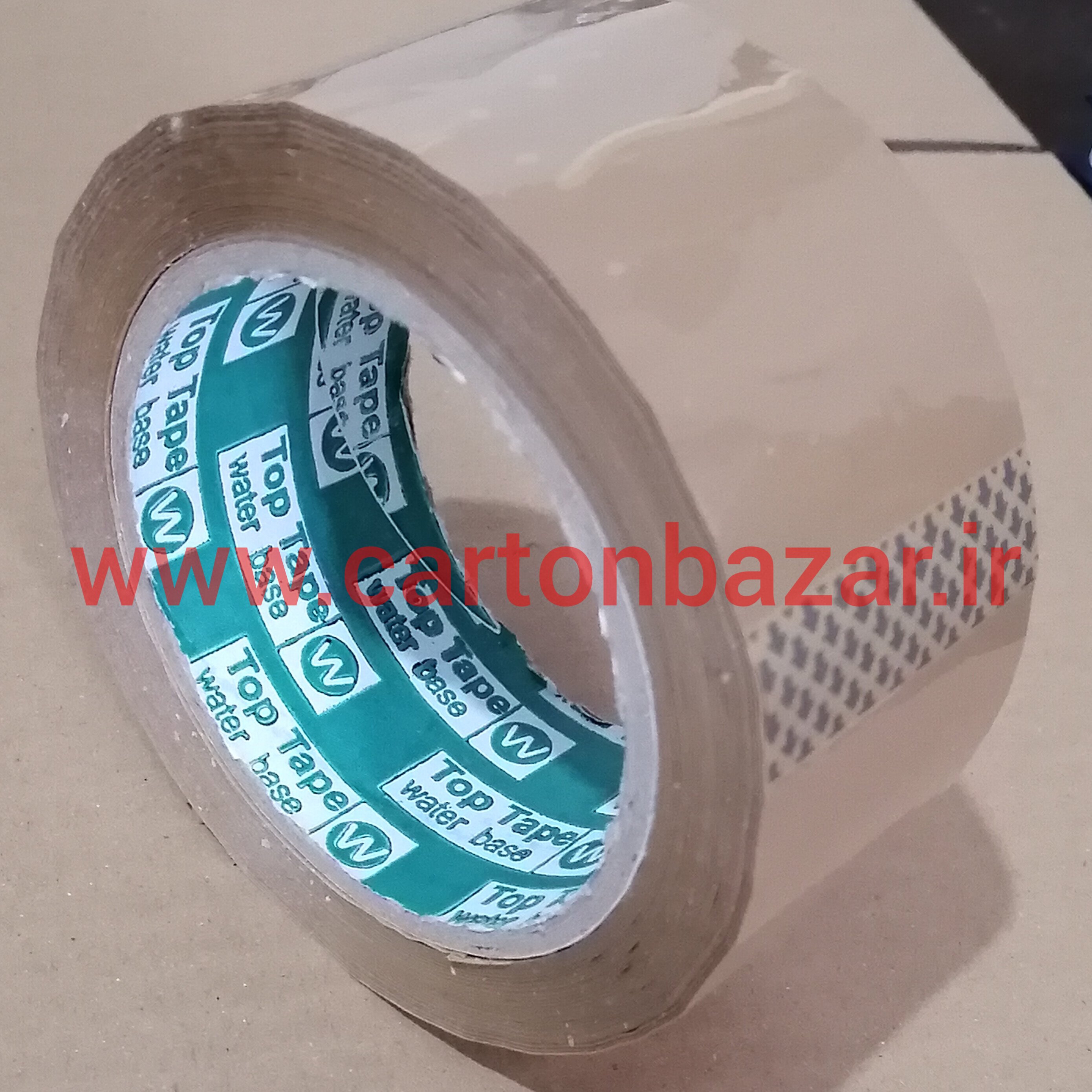 چسب شیشه ای 5 سانتی قهوه ای