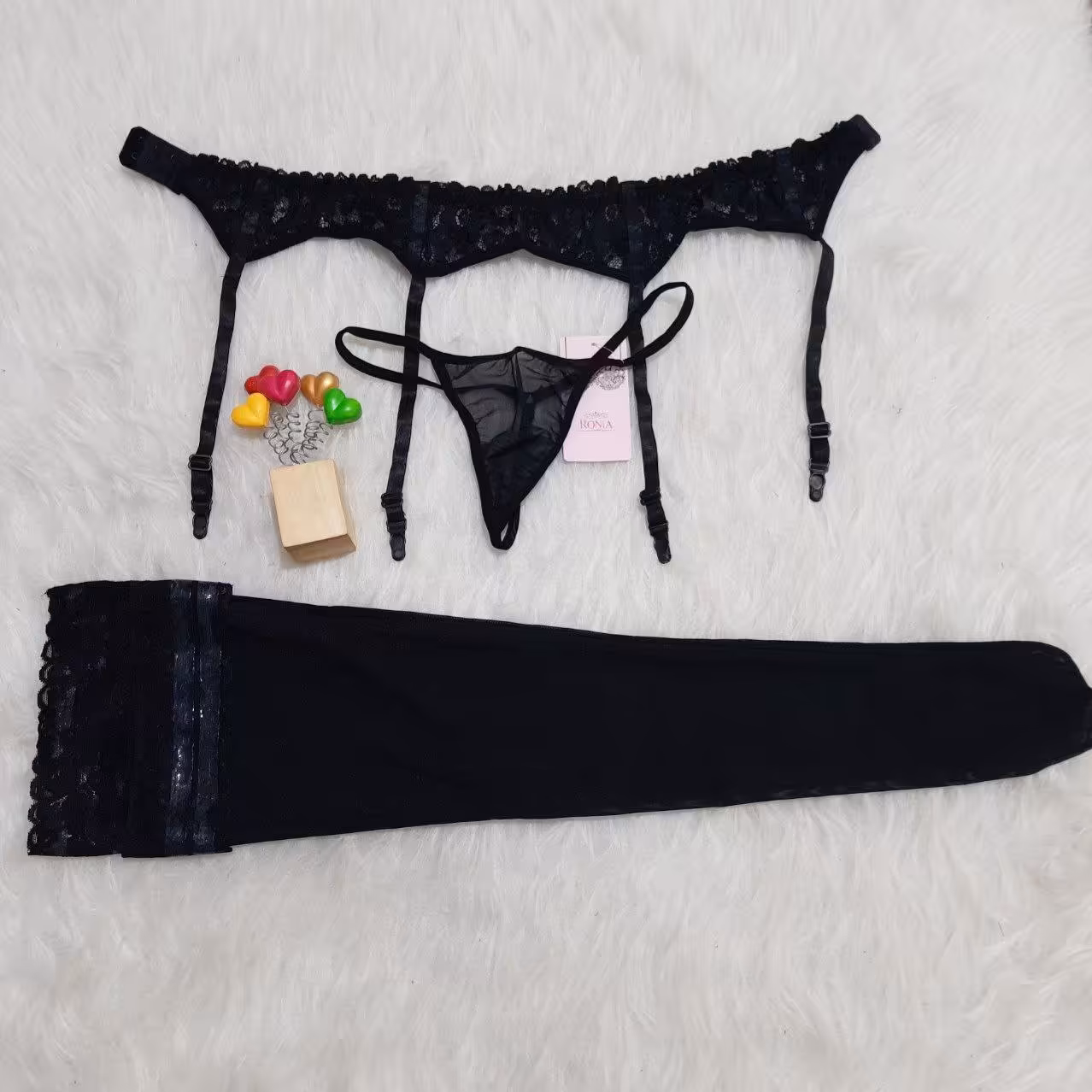 ست جوراب بالا ژله ای