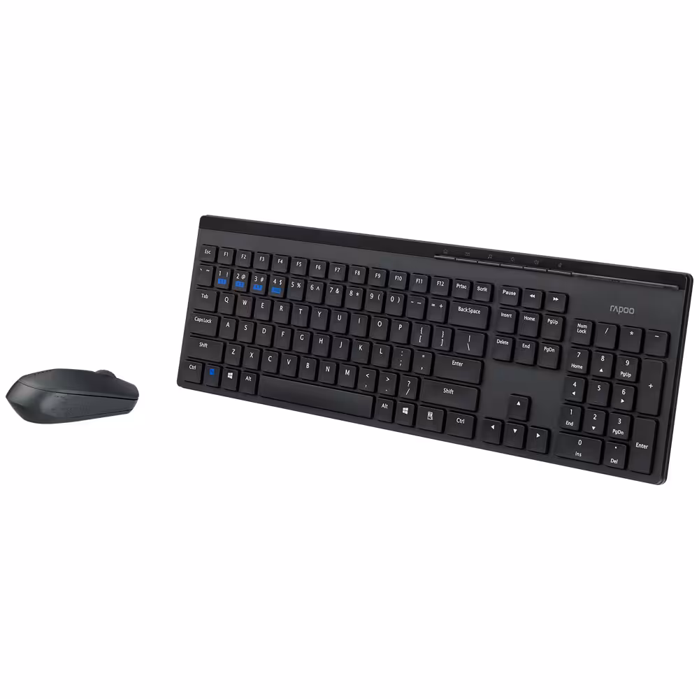 قیمت و خرید کیبورد و موس بی سیم رپو 8110M - کامپیوتر نوین