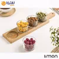 اردور خوری کاسه گرد 4 عددی لیمون کد 2223