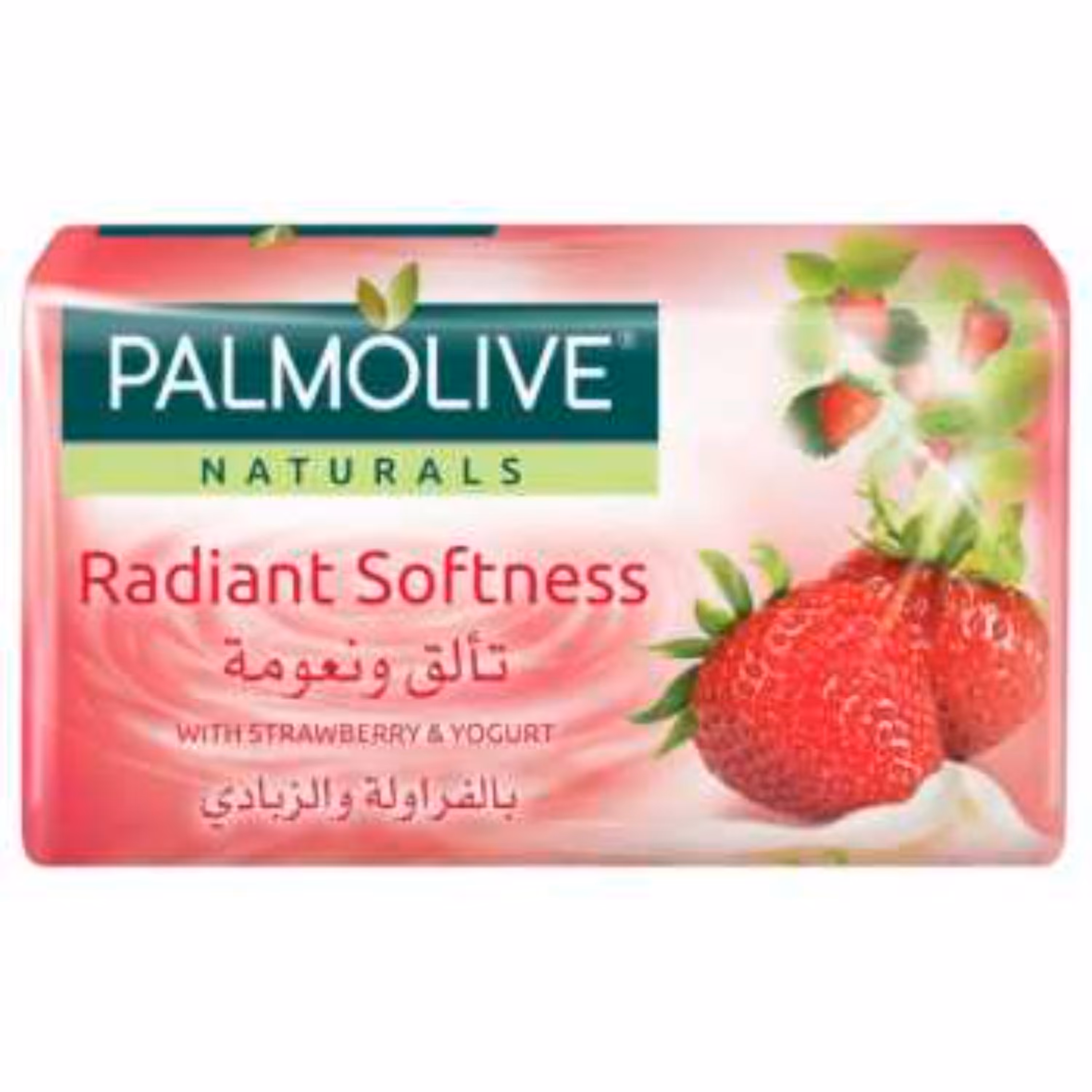 صابون شستشو پالمولیو مدل توت فرنگی RADIANT SOFTNESS وزن 170 گرم