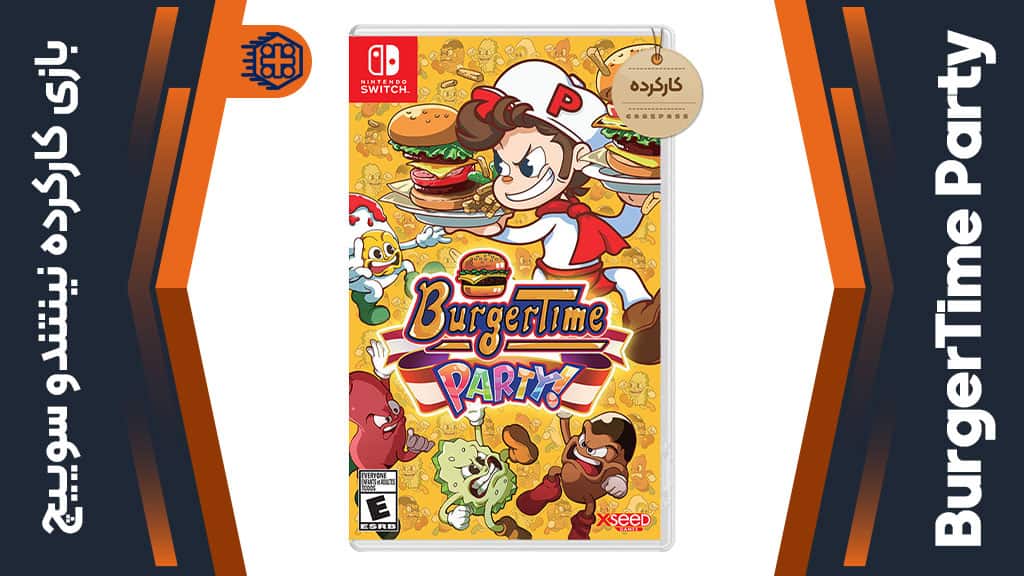 بازی BurgerTime Party کارکرده – مخصوص نینتندو سوییچ