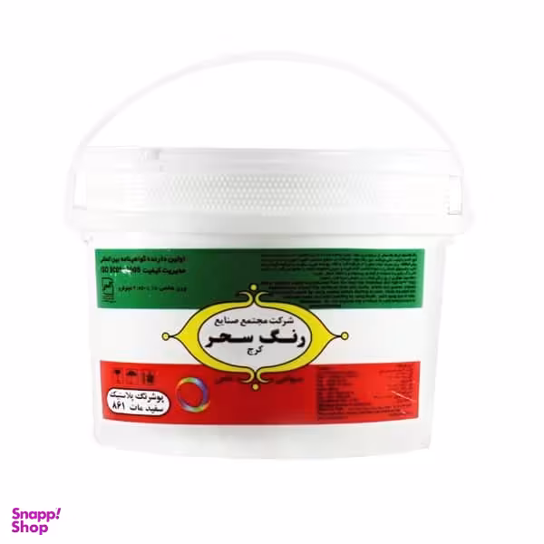 رنگ تمام پلاستیک ممتاز سحر کد861 وزن 5 کیلوگرم